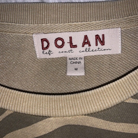 Anthropologie Dolan Left Coast Tiger Stripe Sweatshirt Sweater Size Medium - Picture 3 of 4